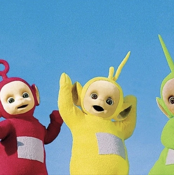 vintage Teletubbies Keychain Backpack 4” Plush Clip Laa Laa & Po - Picture 6 of 6